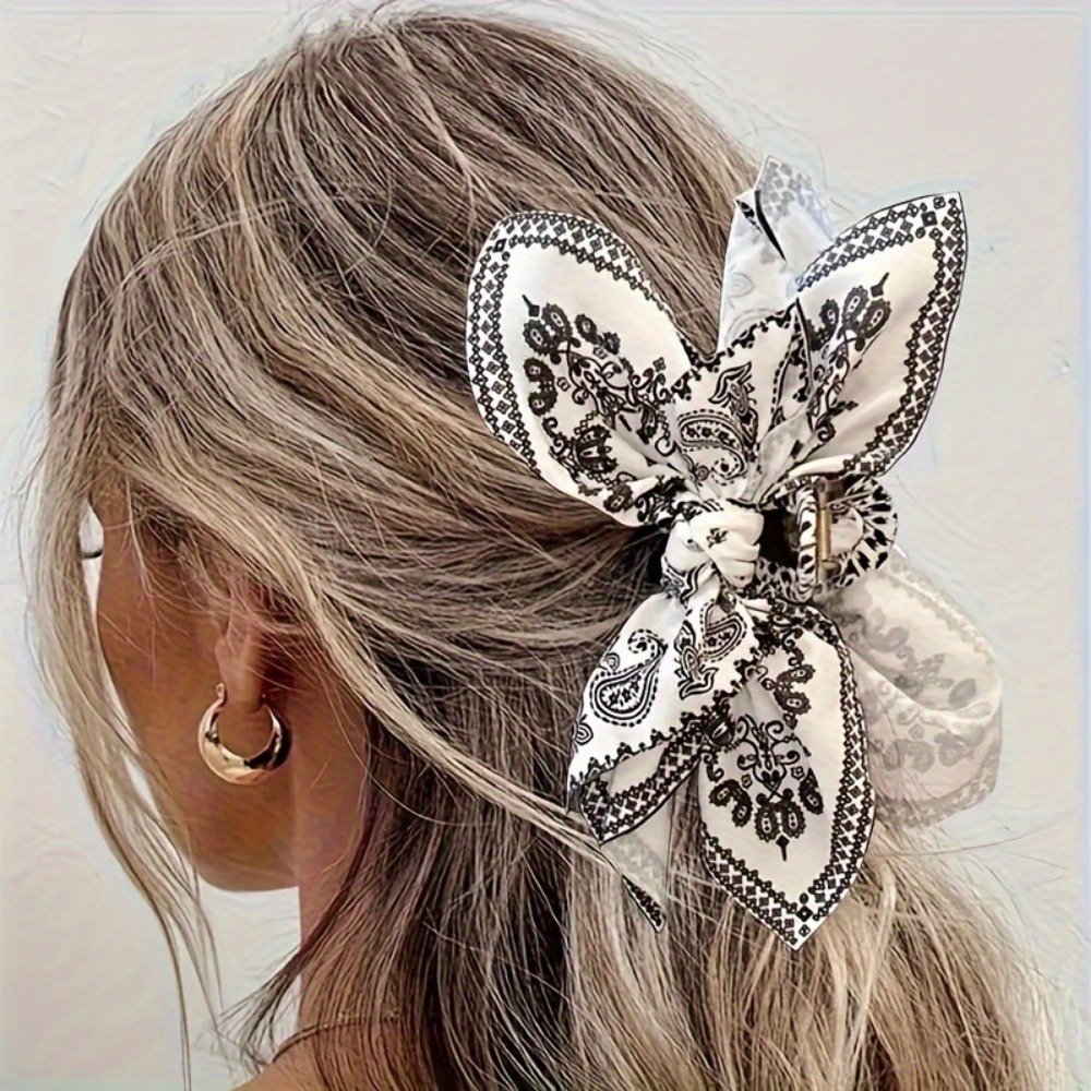 Hi Tech Accessories - Presilha de Cabelo Feminina Luxuosa Marrom