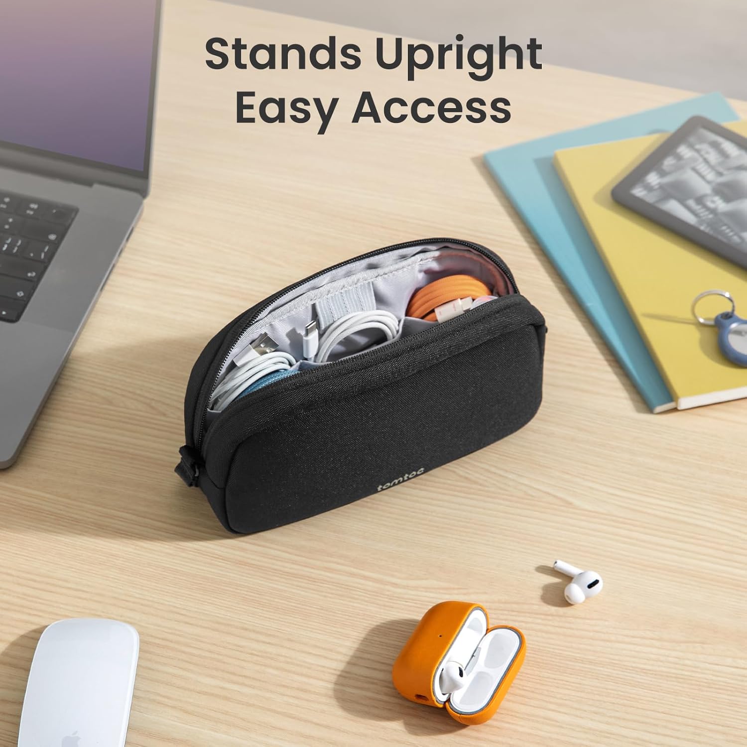 Tech Accessories Travel Case - Organizador de Eletrônicos para Viagem, Bolsa