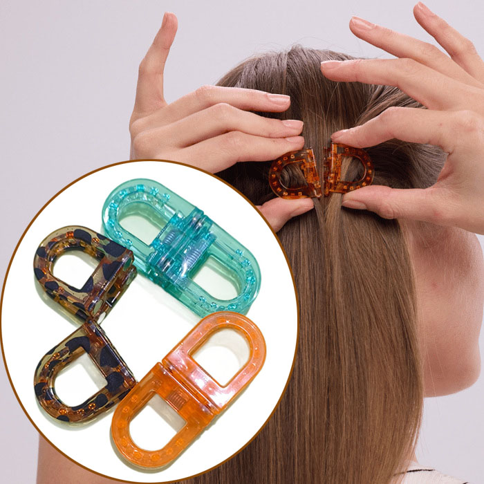 Hi Tech Accessories - 2 Peças Presilha de Cabelo Magnética