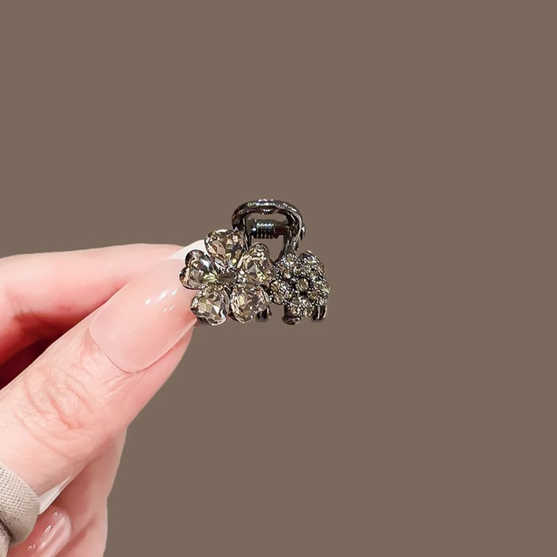 Hi Tech Accessories - Requintado strass flor pequeno grampo de