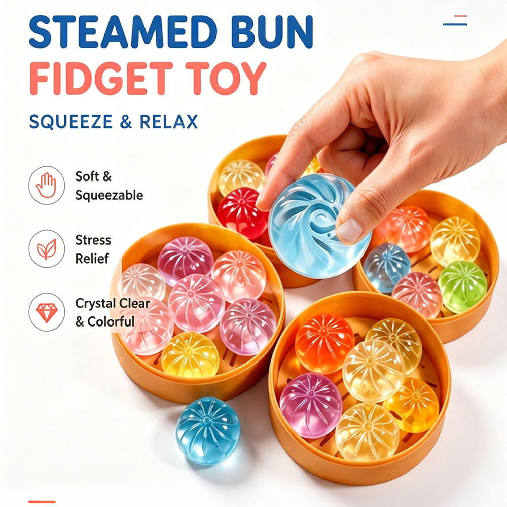 Tech Home Accessories - Kawaii 5 Peças Squishy de Cristal