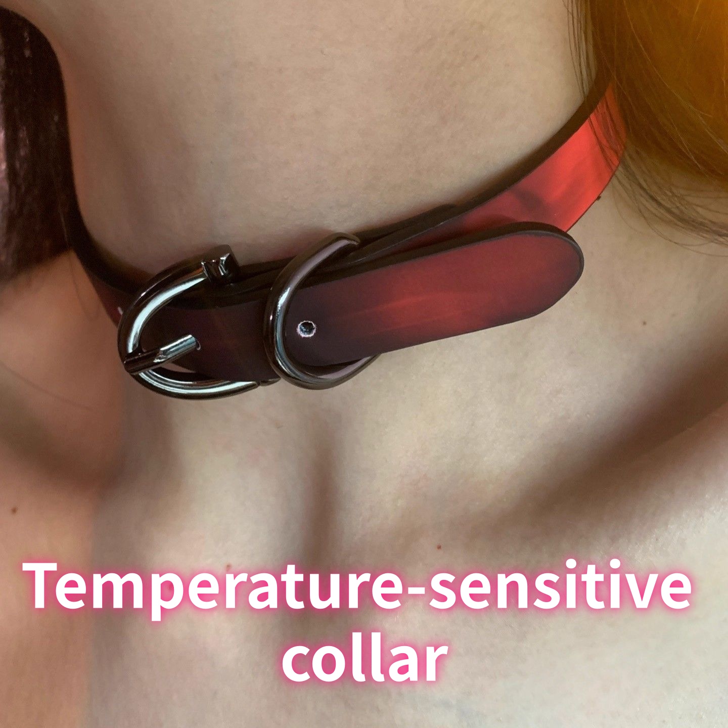 Hi Tech Accessories - Gargantilha de couro macio com mudança