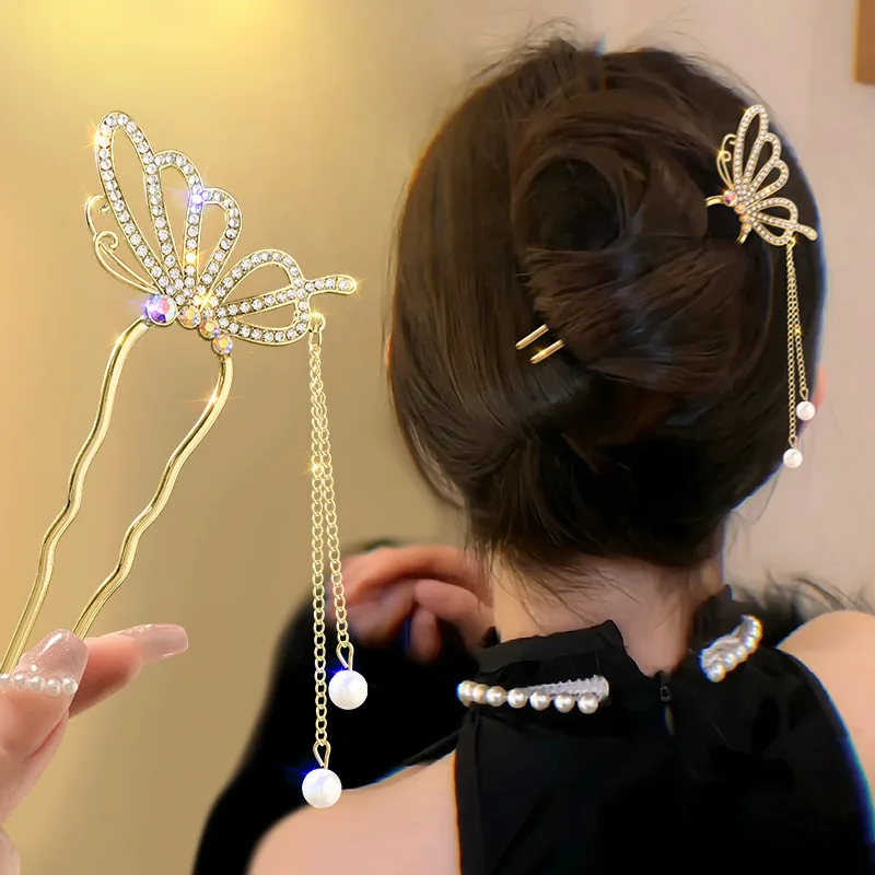 Estilo antigo pérola strass hi - Hi Tech Accessories avaliação e preço
