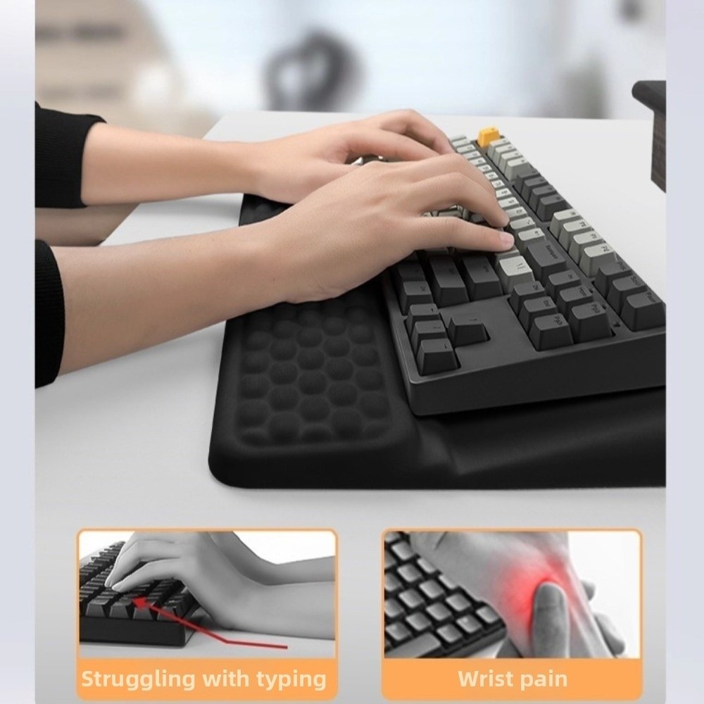 Suporte Ergonômico Antiderrapa - Keyboard Wrist Pad Leather avaliação e preço
