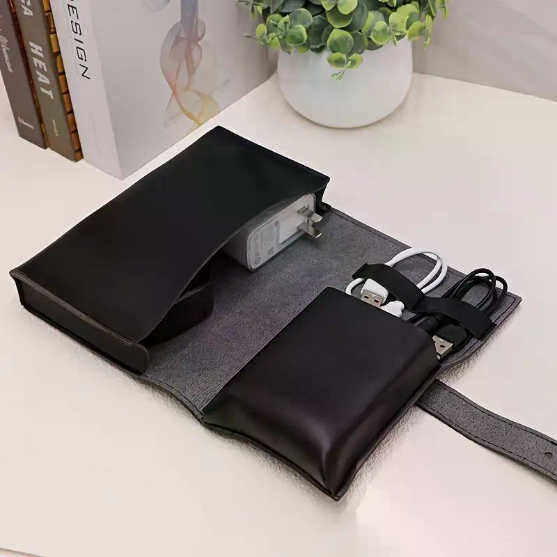 1pc couro do plutônio multi-co - Tech Accessories Travel Case avaliação e preço