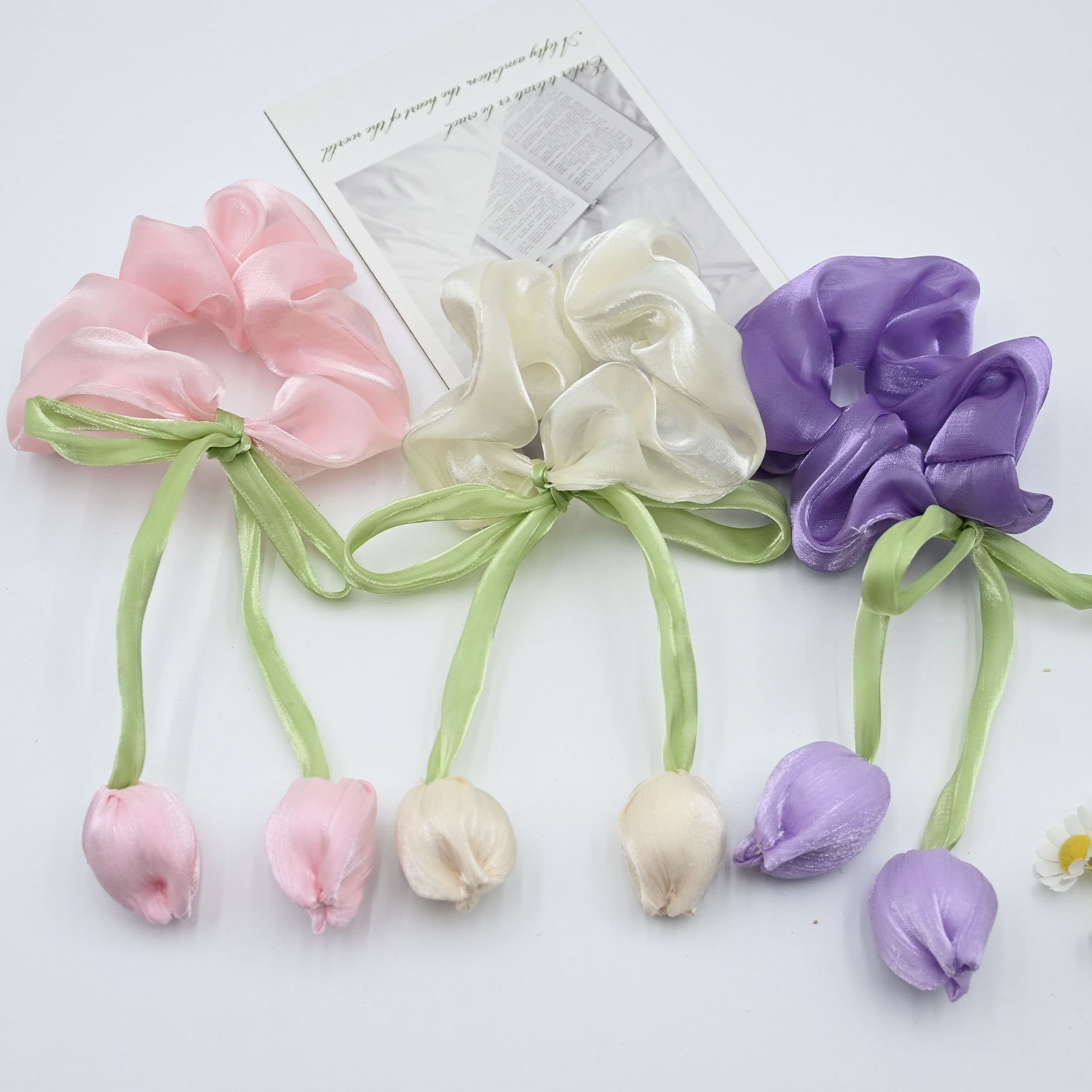 3 peças de elásticos de flor d - Hi Tech Accessories avaliação e preço