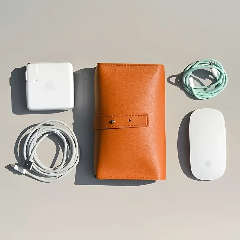 Organizador de Couro PU com Mú - Tech Accessories Travel Case avaliação e preço