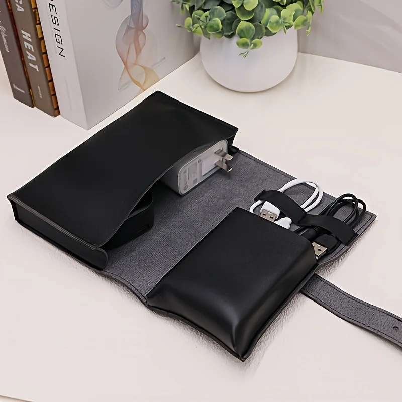Organizador de Couro PU com Mú - Tech Accessories Travel Case avaliação e preço