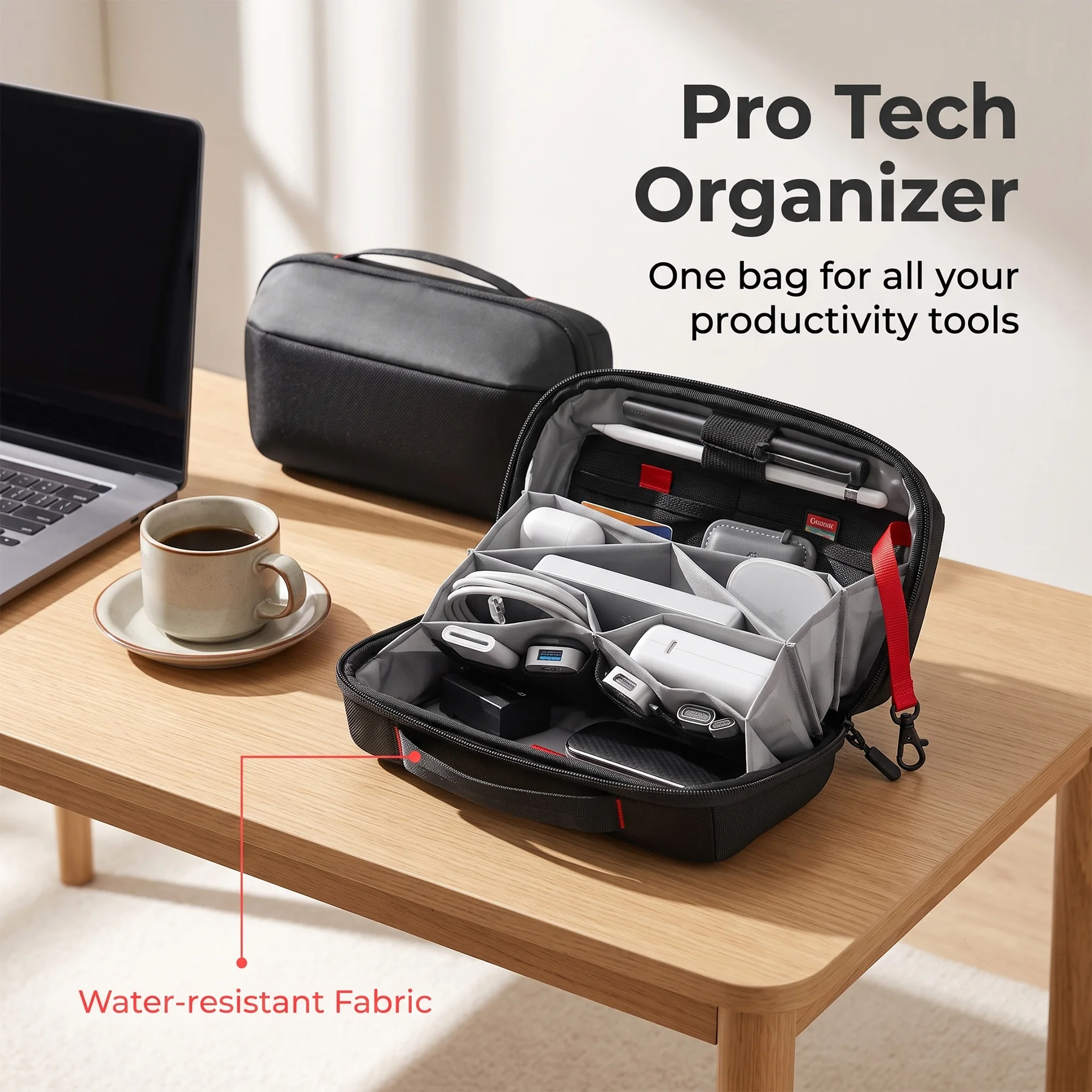 Bolsa Organizadora de Tecnolog - Tech Accessories Travel Case avaliação e preço