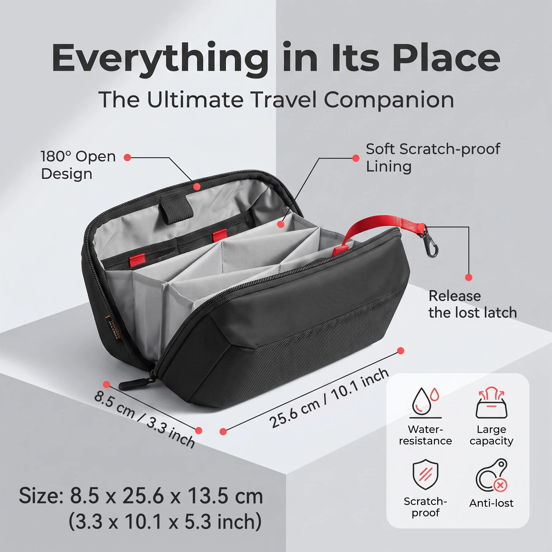 Bolsa Organizadora de Tecnolog - Tech Accessories Travel Case avaliação e preço