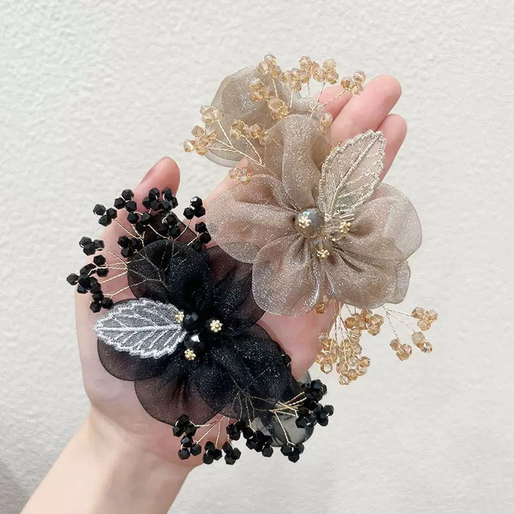 Laços de cabelo de flores eleg - Hi Tech Accessories avaliação e preço