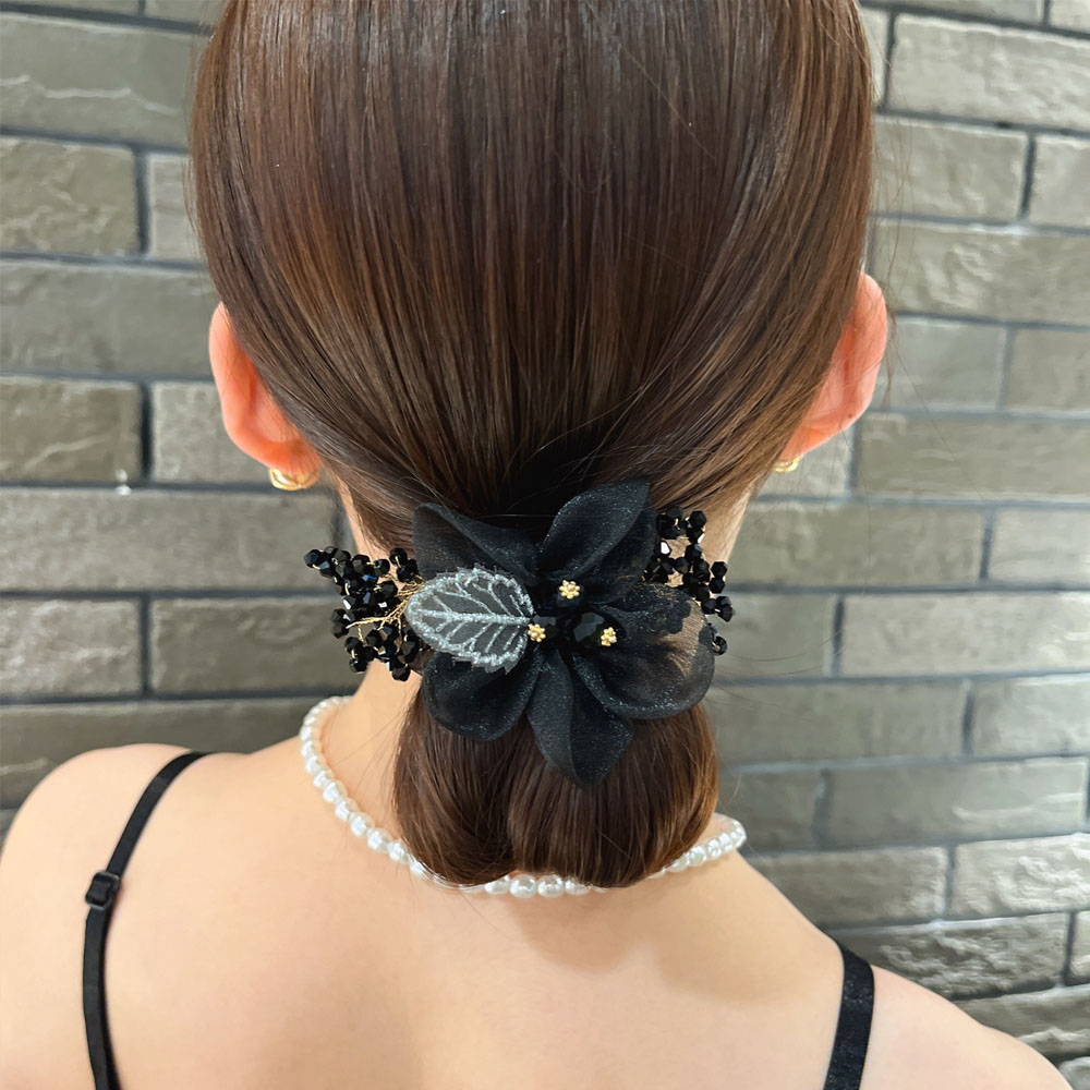 Laços de cabelo de flores eleg - Hi Tech Accessories avaliação e preço