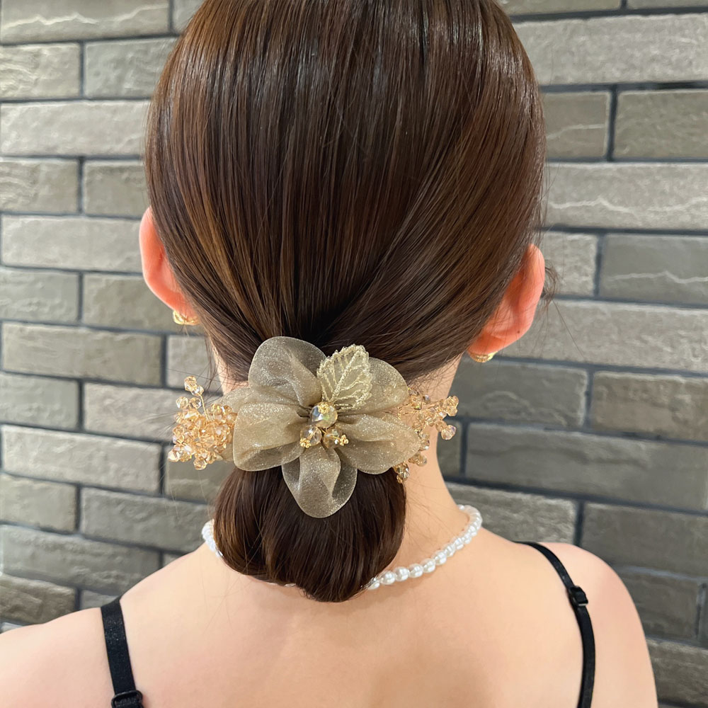 Laços de cabelo de flores eleg - Hi Tech Accessories avaliação e preço