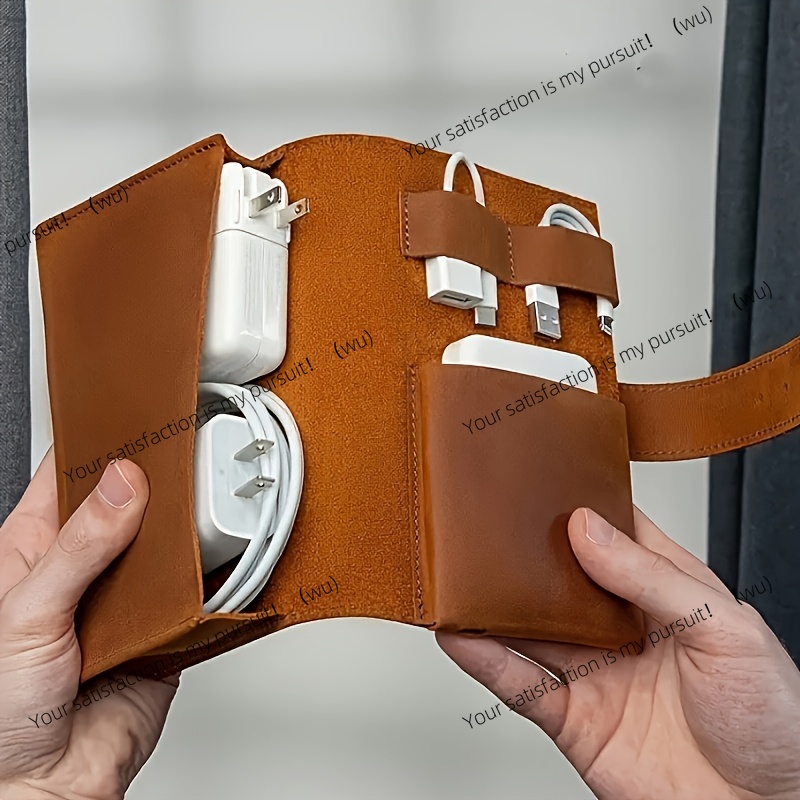 1pc couro do plutônio multi-co - Tech Accessories Travel Case avaliação e preço