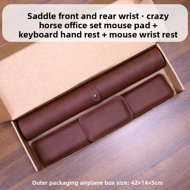 Tapete de Mesa Impermeável em  - Keyboard Wrist Pad Leather avaliação e preço