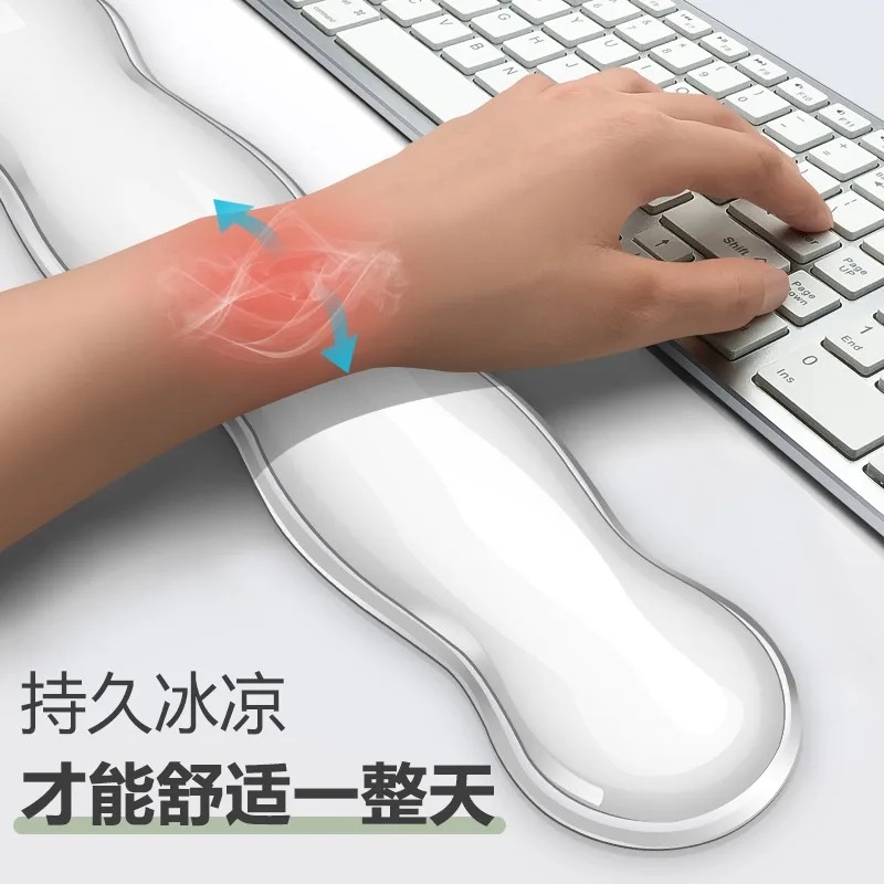 Mouse Pad Ergonômico com Apoio - Keyboard Wrist Pad Leather avaliação e preço