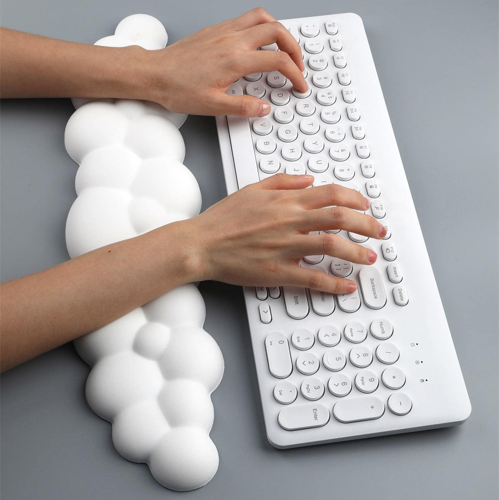 Mouse pad com descanso de puls - Keyboard Wrist Pad Leather avaliação e preço