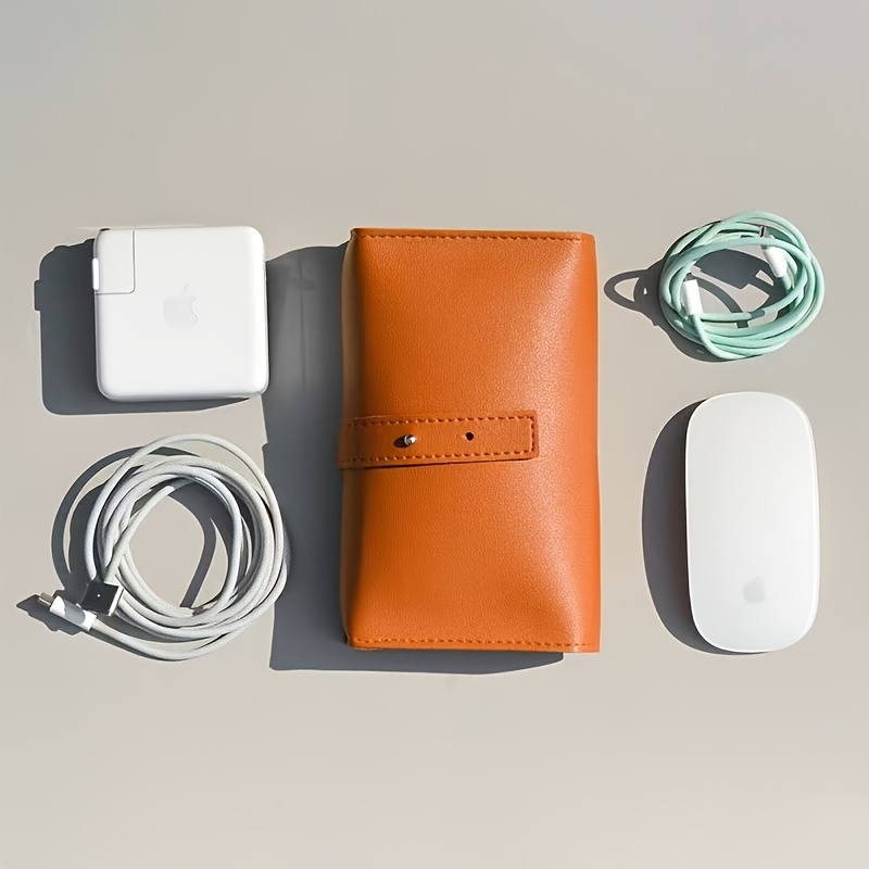 Organizador de Couro PU com Mú - Tech Accessories Travel Case avaliação e preço