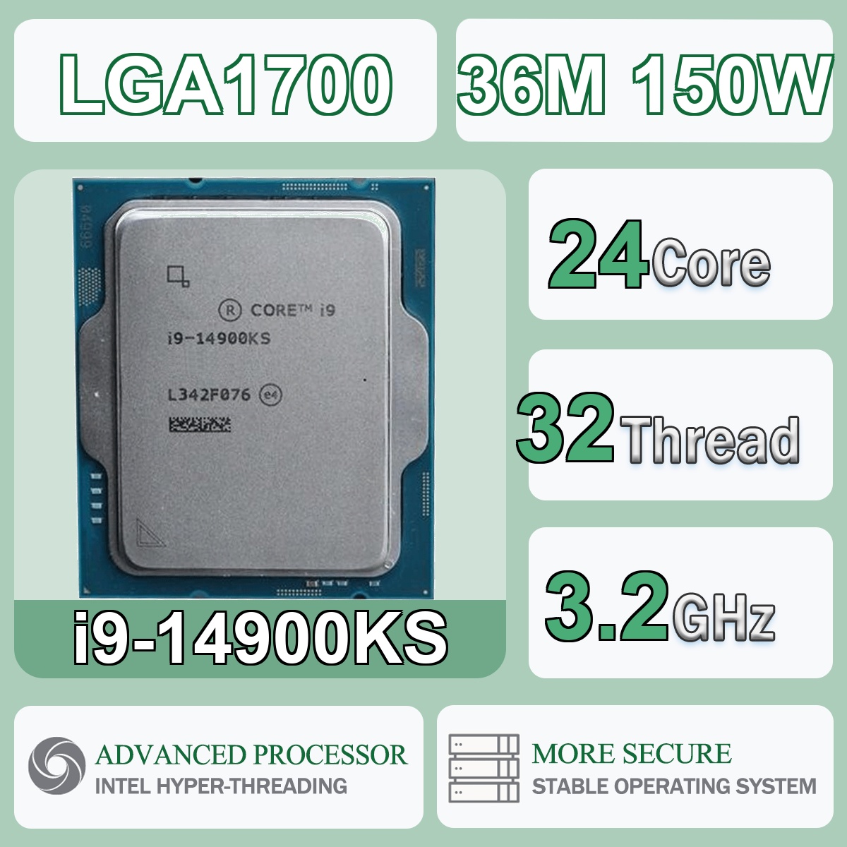 Intel Core i9-14900KS 24C/32T  - Intel Cpu Core I9 avaliação e preço