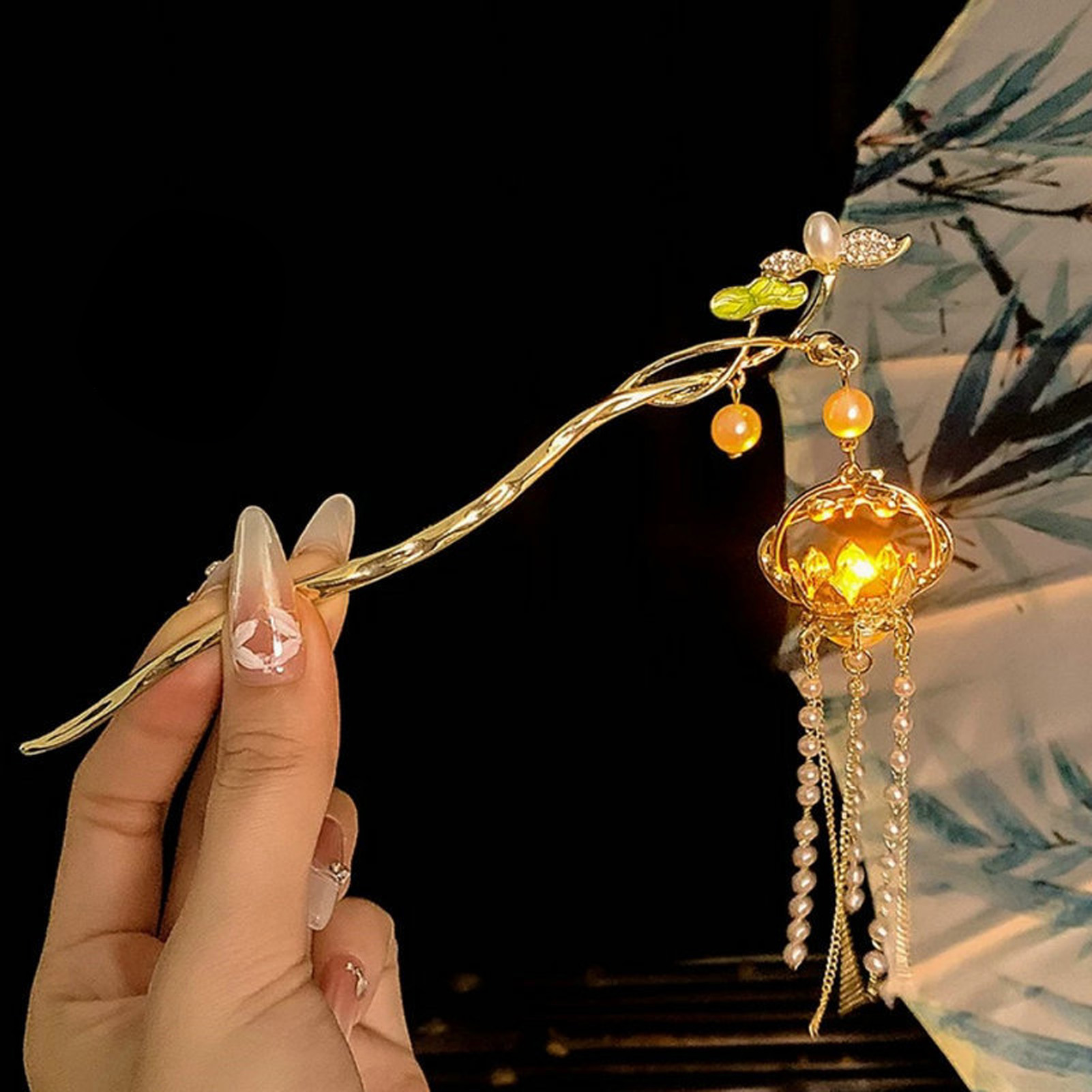 Flor luminosa hairpin para mul - Vintage Tech Accessories avaliação e preço