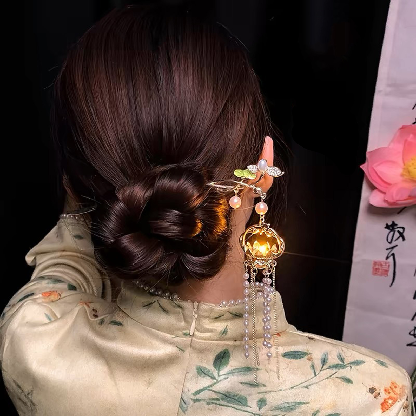Flor luminosa hairpin para mul - Vintage Tech Accessories avaliação e preço