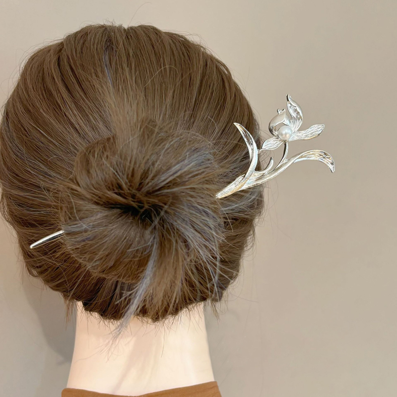 Novo estilo chinês prata orquí - Hi Tech Accessories avaliação e preço