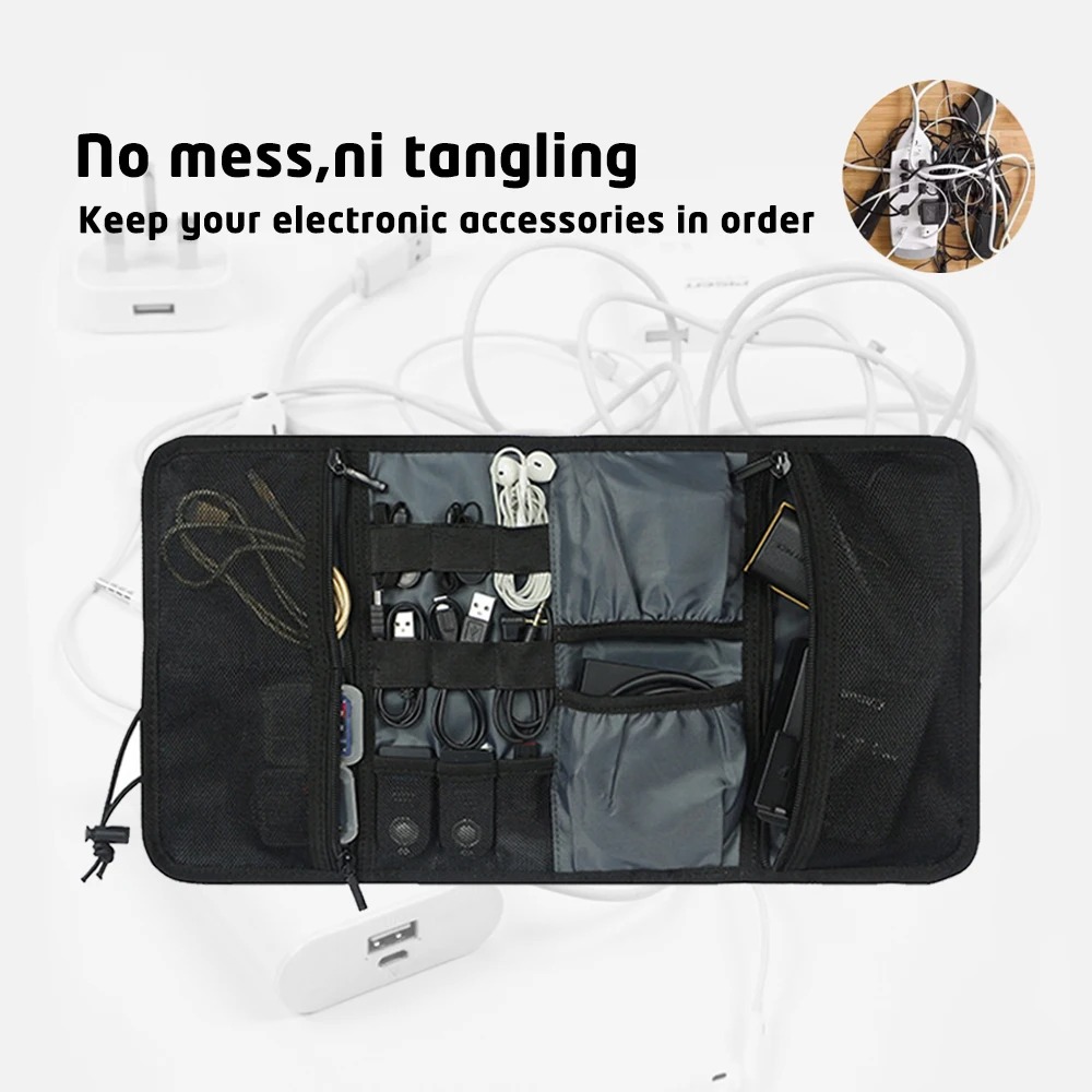 Bolsa de cabo organizadora ele - Tech Accessories Travel Case avaliação e preço