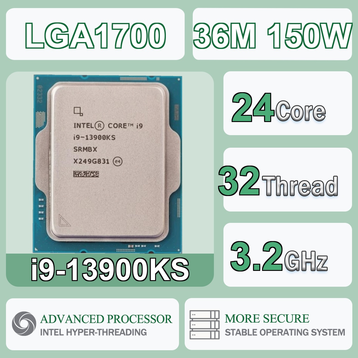 Intel Core i9-13900KS 24C/32T  - Intel Cpu Core I9 avaliação e preço