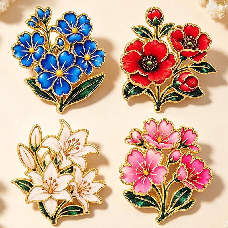 Broche Esmaltado Vintage Fofo  - Vintage Tech Accessories avaliação e preço
