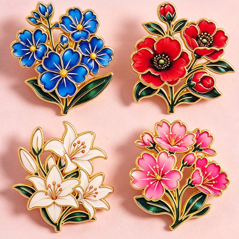 Broche Esmaltado Vintage Fofo  - Vintage Tech Accessories avaliação e preço