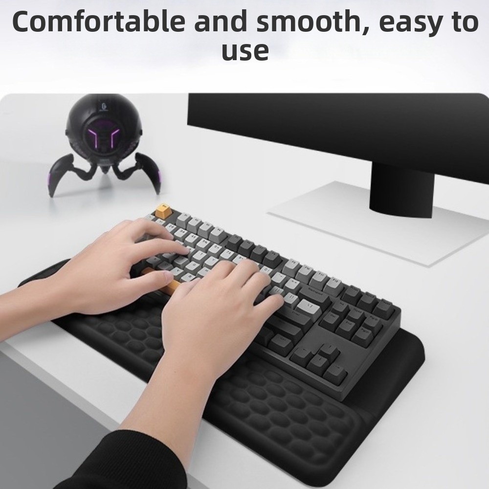 Suporte Ergonômico Antiderrapa - Keyboard Wrist Pad Leather avaliação e preço